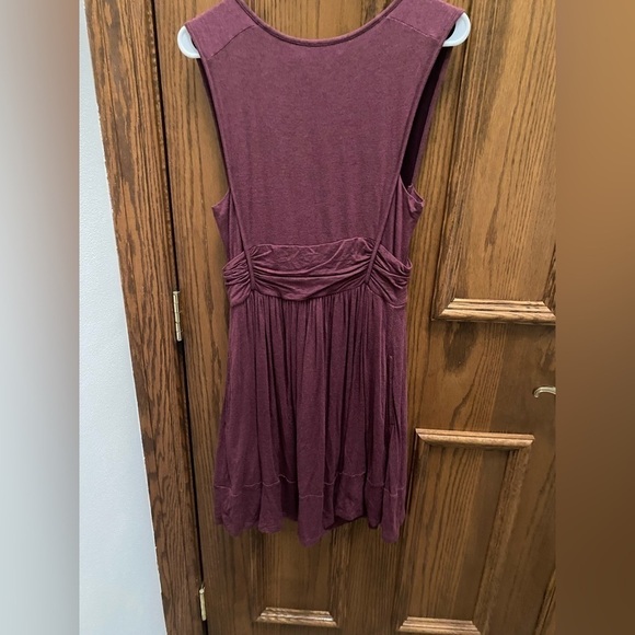 Anthropologie Maeve Sennebec Dress Maroon Size medium - Picture 3 of 6
